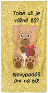 IMPAR Tobě už je tolik? 85 let – 100 × 170 cm   - Bath Towel