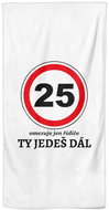 IMPAR Ty jedeš dál 25 - let – 70 × 140 cm - Bath Towel