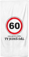 IMPAR Ty jedeš dál 60 - let – 70 × 140 cm - Bath Towel
