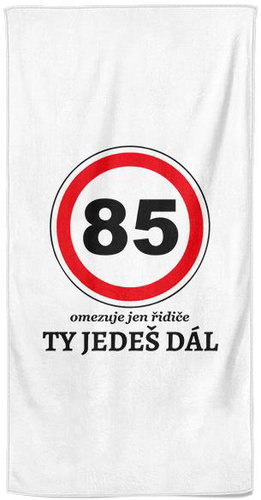 IMPAR Ty jedeš dál 85 - let – 70 × 140 cm - Bath Towel - Main image