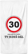 IMPAR Ty jedeš dál 30 - let – 100 × 170 cm   - Bath Towel