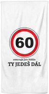 IMPAR Ty jedeš dál 60 - let – 100 × 170 cm   - Bath Towel