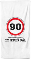 IMPAR Ty jedeš dál 90 - let – 100 × 170 cm   - Bath Towel