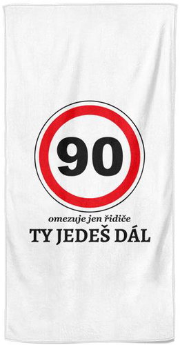 IMPAR Ty jedeš dál 90 - let – 100 × 170 cm   - Bath Towel - Main image