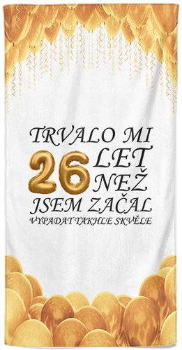 IMPAR Trvalo mi 26 let – 70 × 140 cm - Bath Towel - Main image
