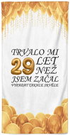IMPAR Trvalo mi 29 let – 70 × 140 cm - Bath Towel