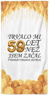 IMPAR Trvalo mi 59 let – 70 × 140 cm - Bath Towel