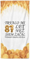 IMPAR Trvalo mi 87 let – 70 × 140 cm - Bath Towel