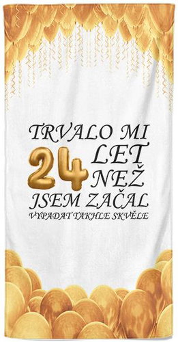 IMPAR Trvalo mi 24 let – 100 × 170 cm   - Bath Towel - Main image