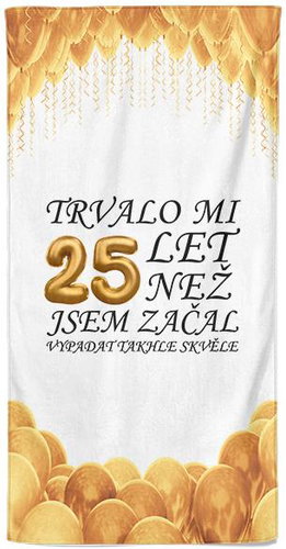 IMPAR Trvalo mi 25 let – 100 × 170 cm   - Bath Towel - Main image