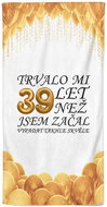 IMPAR Trvalo mi 39 let – 100 × 170 cm   - Bath Towel