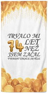 IMPAR Trvalo mi 74 let – 100 × 170 cm   - Bath Towel