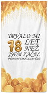 IMPAR Trvalo mi 78 let – 100 × 170 cm   - Bath Towel
