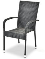 IWHome Ratanová židle MADRID antracit IWH-1010002 - Garden Chair