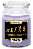 IMPAR Candle with lavender scent - Evolution - fireman 500 g - Candle
