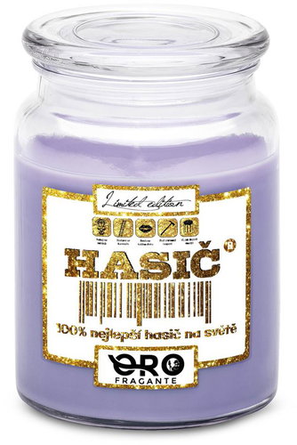 IMPAR Candle with lavender scent - Fireman 100% 500 g - Candle - Main image