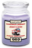 IMPAR Candle with lavender scent - Firefighter legends - IVECO Trakker 500 g - Candle