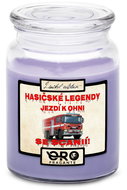 IMPAR Candle with lavender scent - Firefighter legends - Scania 500 g - Candle