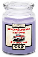 IMPAR Candle with lavender scent - Firefighter legends - Tatra 148 500 g - Candle