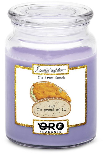 IMPAR Candle with lavender scent - I am Czech 500 g - Candle - Main image