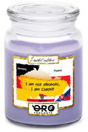 IMPAR Candle with lavender scent - I am not alcoholic 500 g - Candle