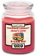 IMPAR Chocolate scented cherry candle - Firefighters Legends - CAS 23 500 g - Candle