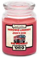 IMPAR Chocolate scented cherry candle - Firefighter legends - Scania 500 g - Candle