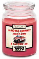 IMPAR Chocolate scented cherry candle - Firefighter legends - Tatra 148 500 g - Candle