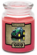 IMPAR Chocolate scented cherry candle - John Deere 6125R 500 g - Candle