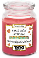 IMPAR Chocolate scented cherry candle - When God created the brothers 500 g - Candle