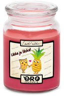 IMPAR Chocolate scented cherry candle - Love is love 500 g - Candle