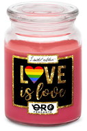 IMPAR Chocolate scented cherry candle - LGBT Love is love 500 g - Candle