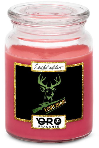 IMPAR Chocolate scented cherry candle - Happy Hunting 500 g - Candle - Main image