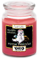 IMPAR Chocolate scented cherry candle - First coffee - unicorn 500 g - Candle