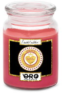 IMPAR Chocolate scented cherry candle - The Best Grandma - stripes 500 g - Candle