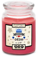 IMPAR Chocolate scented cherry candle - The best grandpa in the world 500 g - Candle