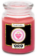IMPAR Chocolate scented cherry candle - Best Mummy - stripes 500 g - Candle