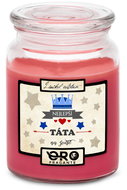 IMPAR Chocolate scented cherry candle - The best dad in the world 500 g - Candle