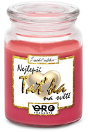 IMPAR Chocolate scented cherry candle - Best Dad 500 g - Candle