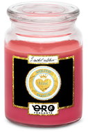 IMPAR Chocolate scented cherry candle - Best teacher - stripes 500 g - Candle