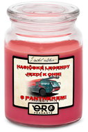 IMPAR Chocolate scented cherry candle - Panther red 500 g - Candle