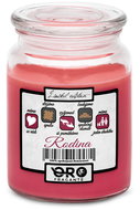 IMPAR Chocolate scented cherry candle - Family 100% 500 g - Candle