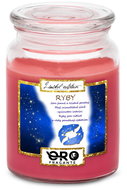 IMPAR Cherry scented candle in chocolate - Fish (21.1. - 20.3. ) - blue 500 g - Candle