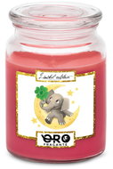 IMPAR Chocolate scented cherry candle - Elephant for happiness 500 g - Candle
