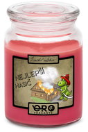 IMPAR Chocolate scented cherry candle - Soptík - fireman 500 g - Candle