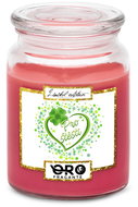 IMPAR Chocolate scented cherry candle - Heart for happiness 500 g - Candle