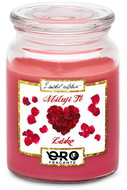 IMPAR Chocolate scented cherry candle - Heart of roses 500 g - Candle