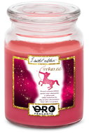 IMPAR Chocolate scented cherry candle - Sagittarius (23.11. - 21.12. ) - red 500 g - Candle