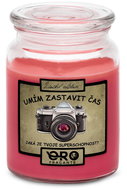 IMPAR Chocolate scented cherry candle - Stop Time 500 g - Candle