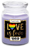 IMPAR Lavender scented candle - LGBT Love is love 500 g - Candle